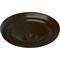 Ekena Millwork Reece Ceiling Medallion (Fits Canopies up to 2 3/8"), Hand-Painted Bronze, 12"OD x 1 3/4"P CM12REBZS - alternate 2